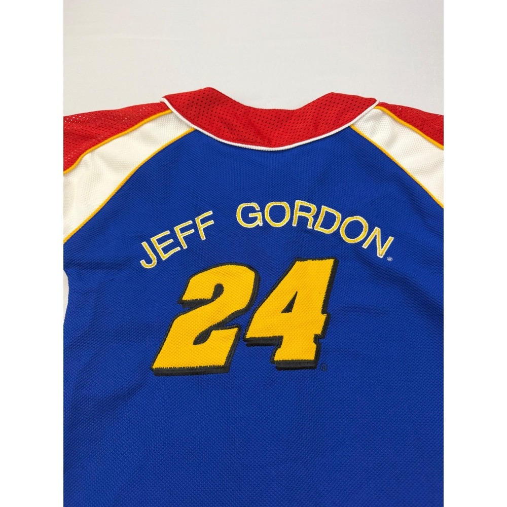 Competitors View NASCAR Jersey Kid Size S 8/10 Blue Jeff Gordon 24 DuPont Racing - Picture 7 of 10